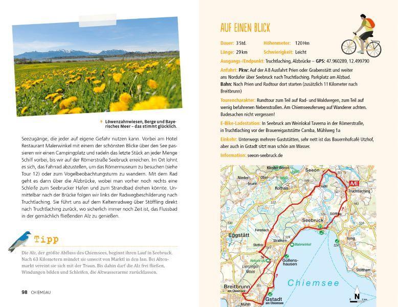 Bild: 9783734324826 | Radel dich glücklich - Chiemgau | 33 erholsame Radtouren | Taschenbuch