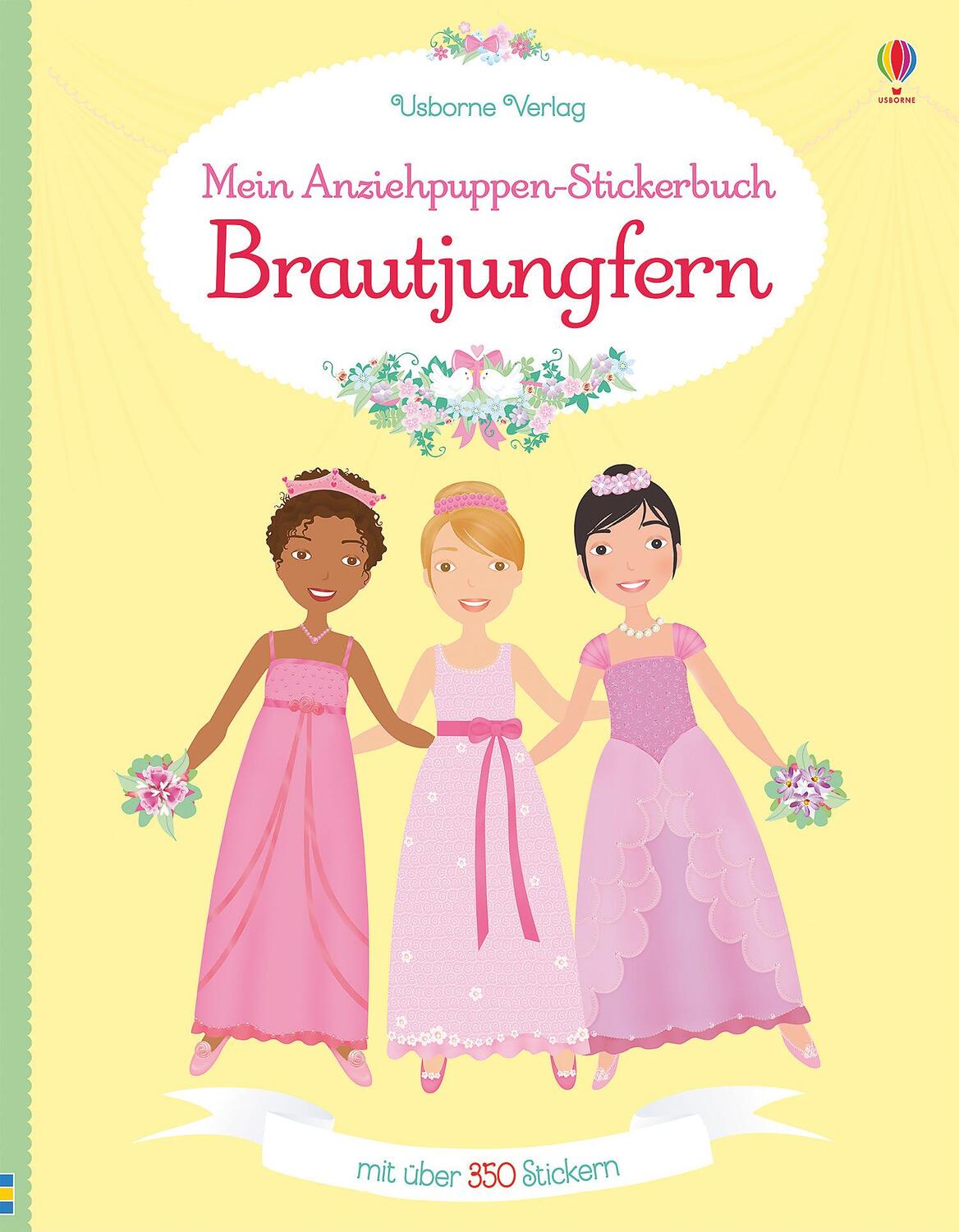 Cover: 9781789411201 | Mein Anziehpuppen-Stickerbuch: Brautjungfern | Lucy Bowman | Buch