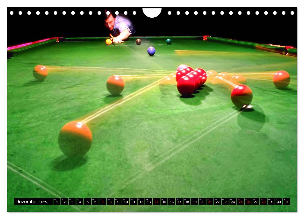 Bild: 9783435289332 | Billard. Konzentration - Sport - Spannung (Wandkalender 2025 DIN A4...