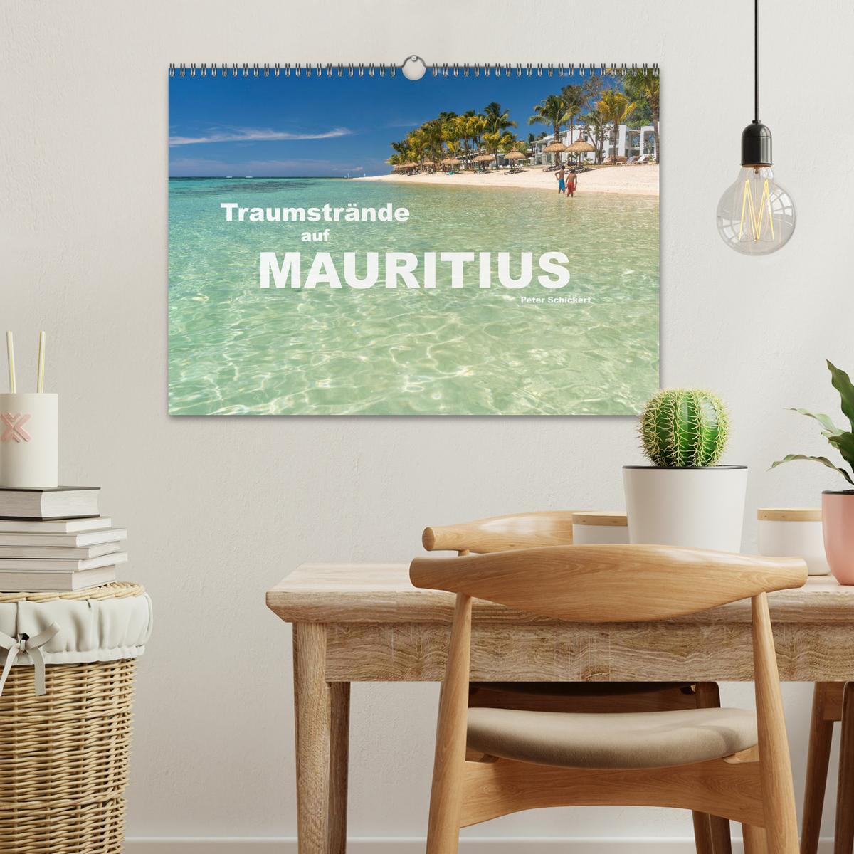 Bild: 9783435288113 | Traumstrände auf Mauritius (Wandkalender 2025 DIN A3 quer),...