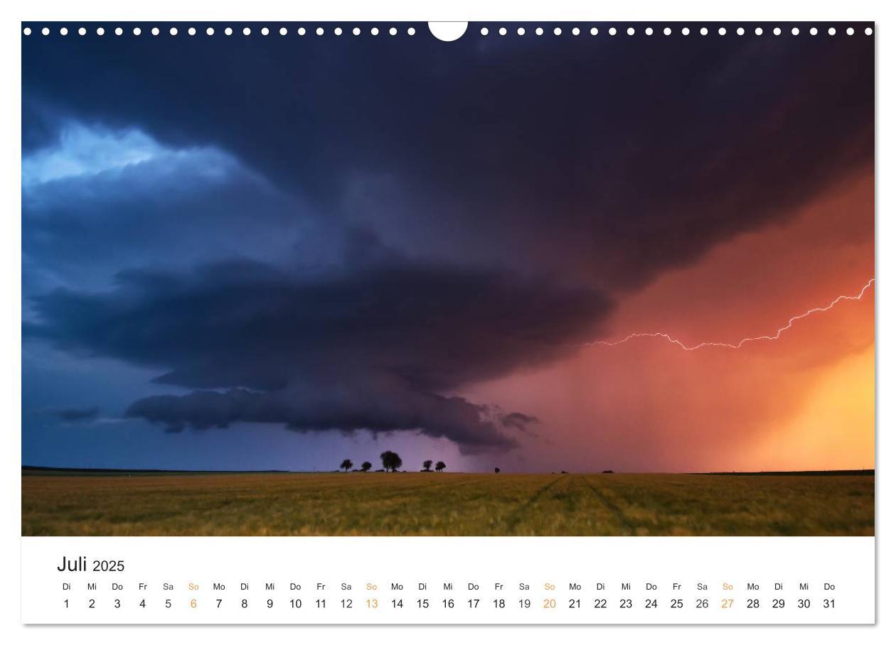 Bild: 9783435774999 | Faszination Gewitter (Wandkalender 2025 DIN A3 quer), CALVENDO...