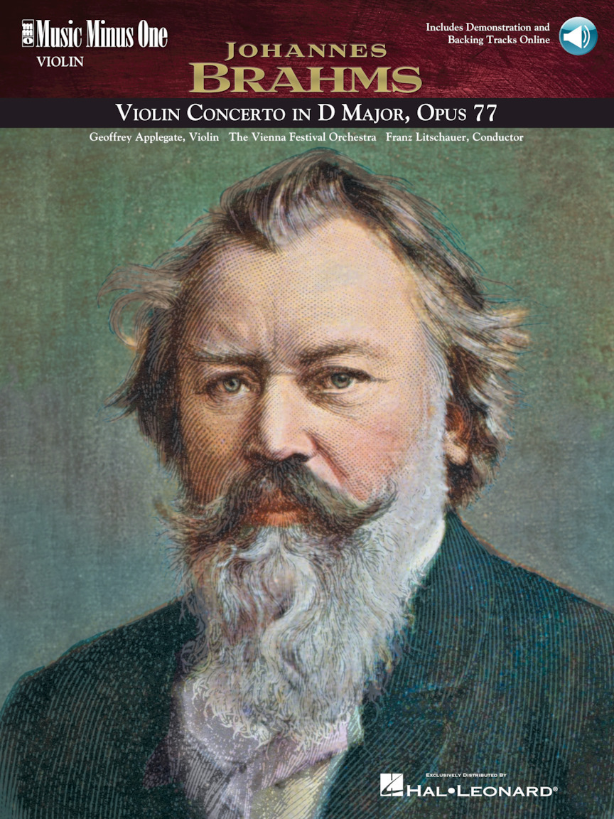 Cover: 884088187682 | Brahms - Violin Concerto in D Major, Op. 77 | Music Minus One Violin