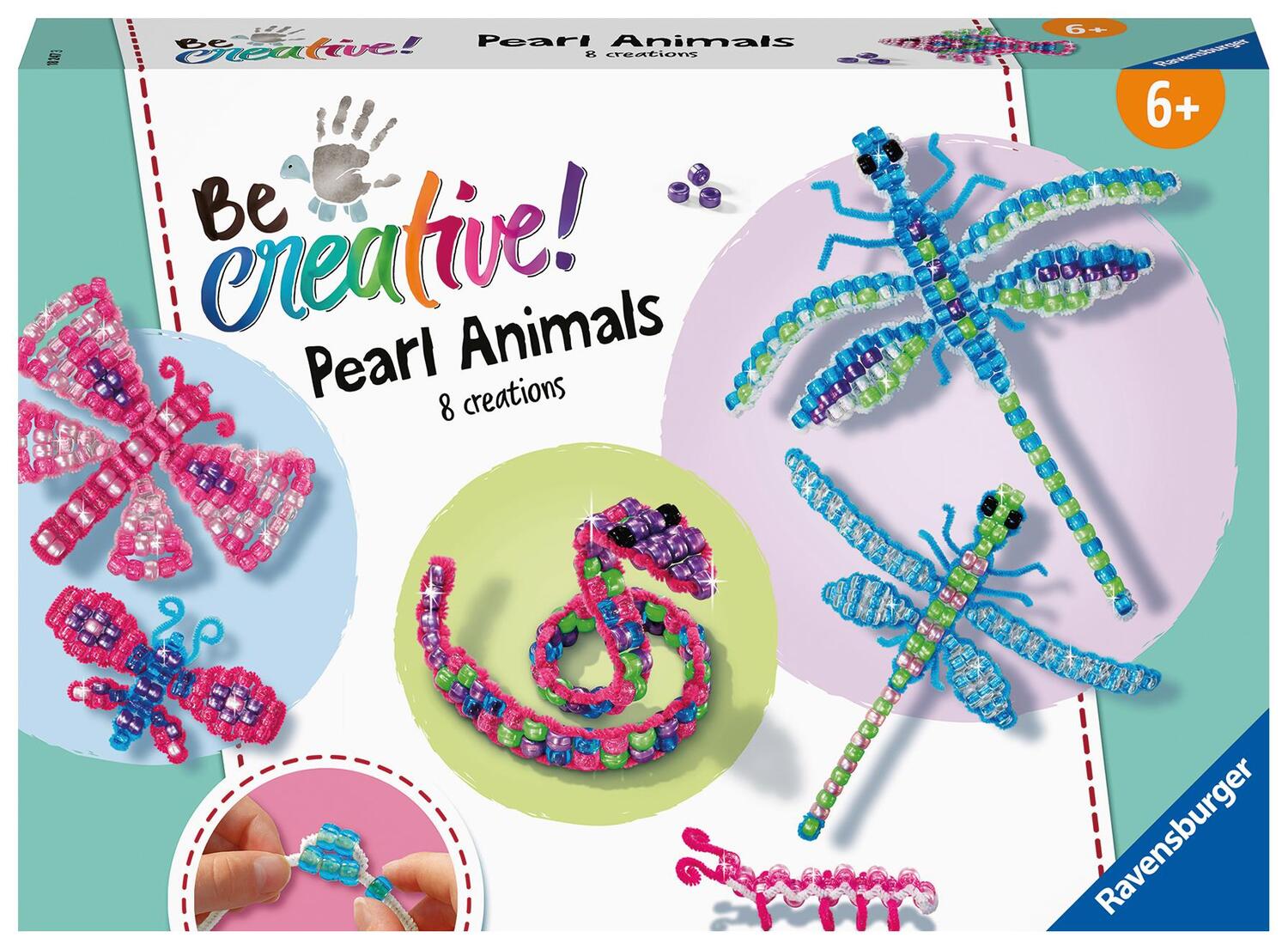 Cover: 4005556182473 | BeCreative Perlentiere fädeln, DIY für Kinder ab 6 Jahren | Spiel
