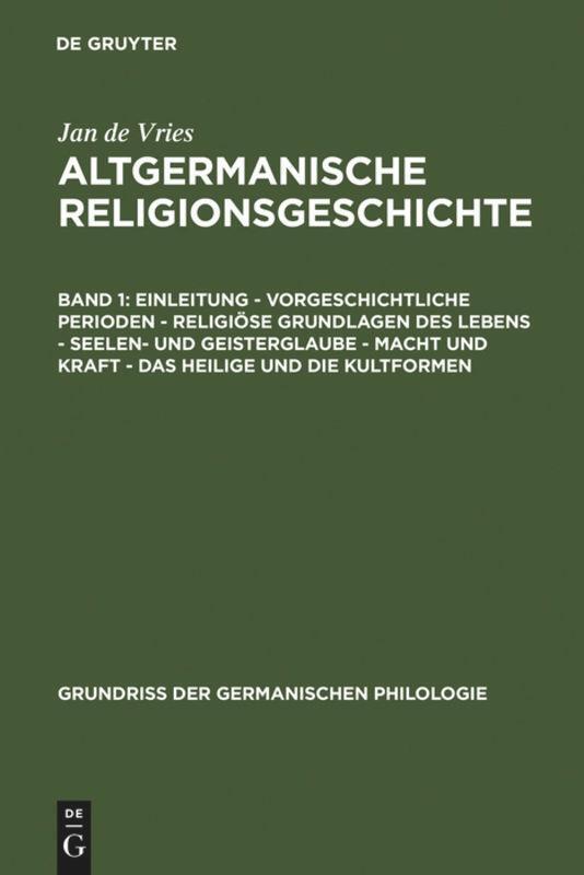 Cover: 9783110026788 | Einleitung, Vorgeschichtliche Perioden, Religiöse Grundlagen des...