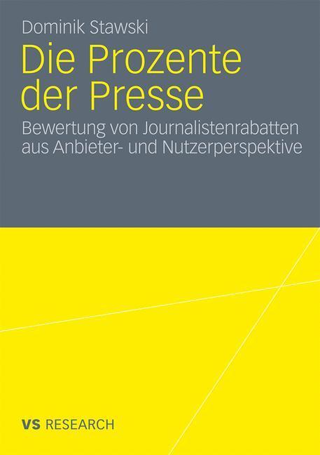 Cover: 9783531175669 | Die Prozente der Presse | Dominik Stawski | Taschenbuch | Paperback