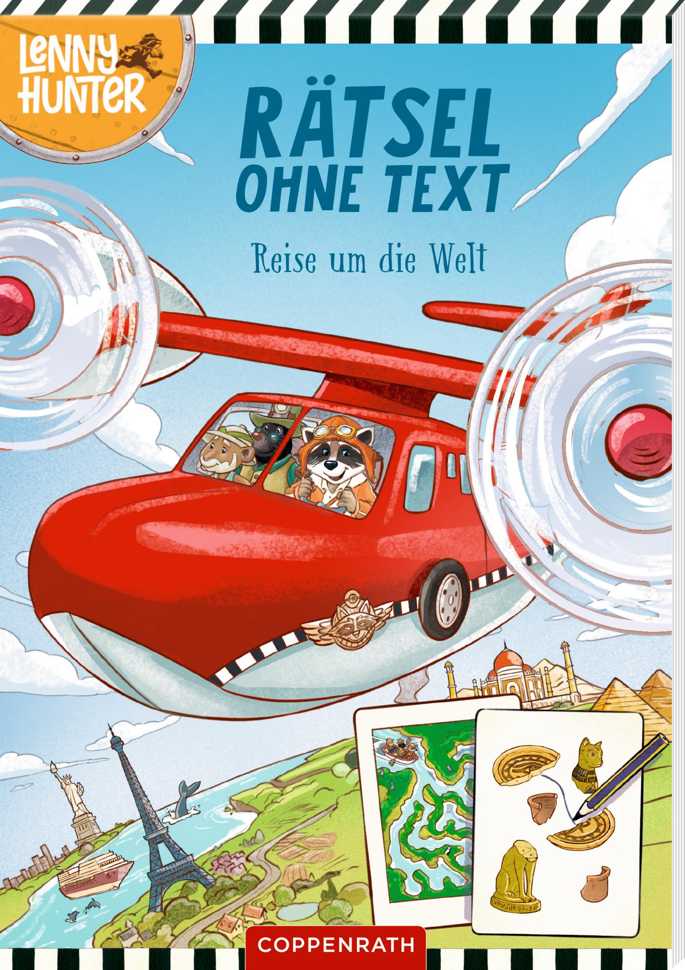 Cover: 9783649648413 | Rätsel ohne Text | Reise um die Welt (Lenny Hunter) | Silvio Neuendorf