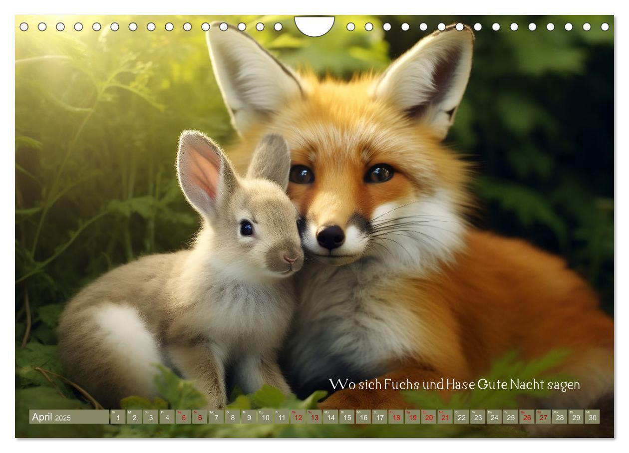 Bild: 9783383841910 | Tierische Sprichwörter (Wandkalender 2025 DIN A4 quer), CALVENDO...