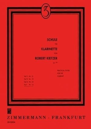 Cover: 9790010800349 | Schule Fur Clarinet Op.79 Compl. | komplett | Robert Kietzer | Buch