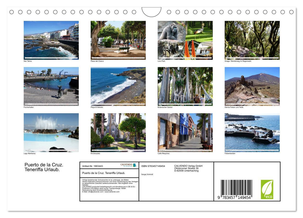 Bild: 9783457149454 | Puerto de la Cruz. Teneriffa Urlaub. (Wandkalender 2025 DIN A4...