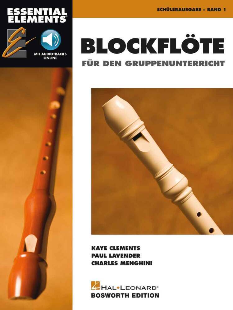 Cover: 9783954562947 | Essential Elements für Blockflöte für den Gruppenunterricht - Buch 1