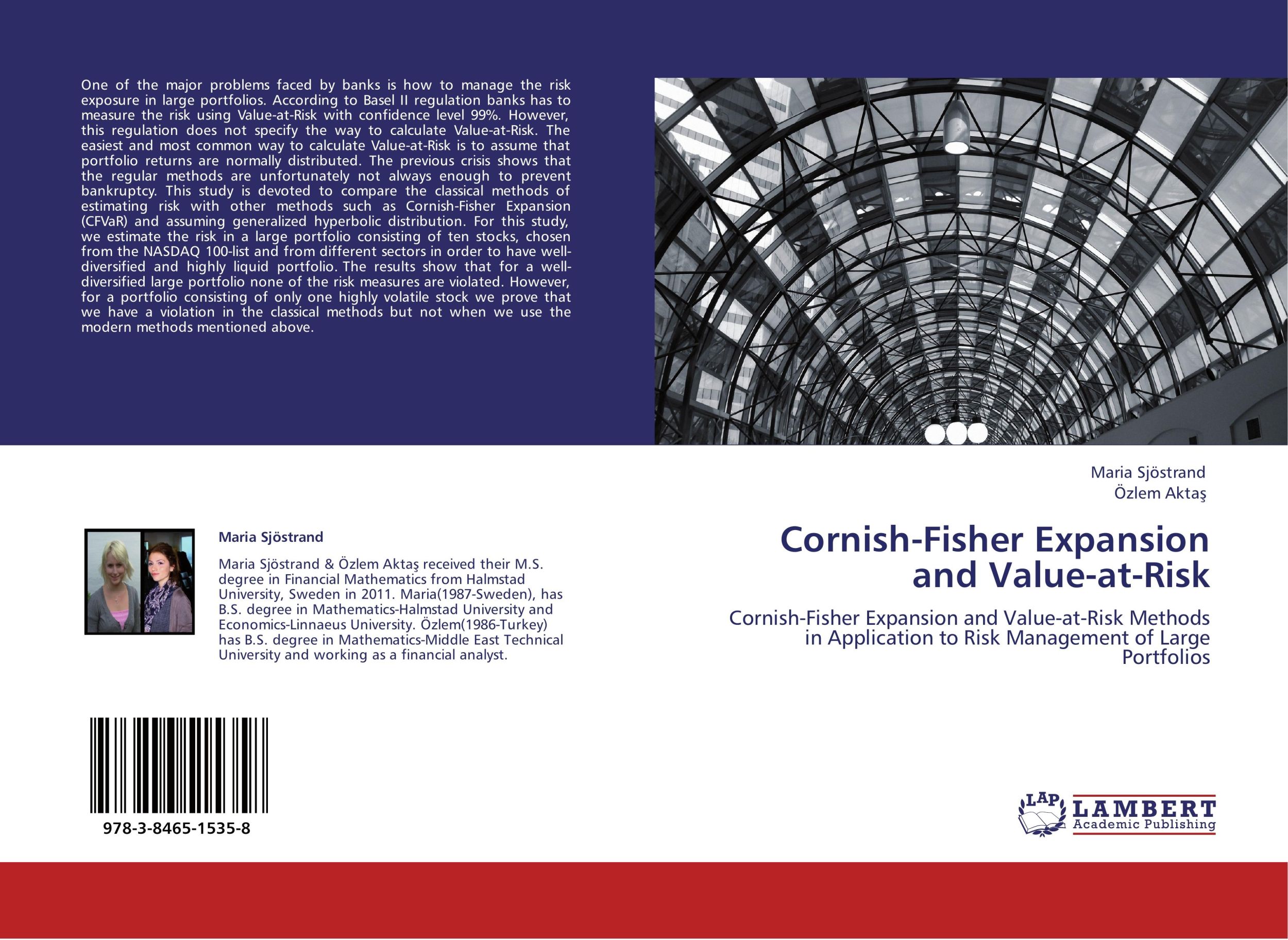 Cover: 9783846515358 | Cornish-Fisher Expansion and Value-at-Risk | Maria Sjöstrand (u. a.)