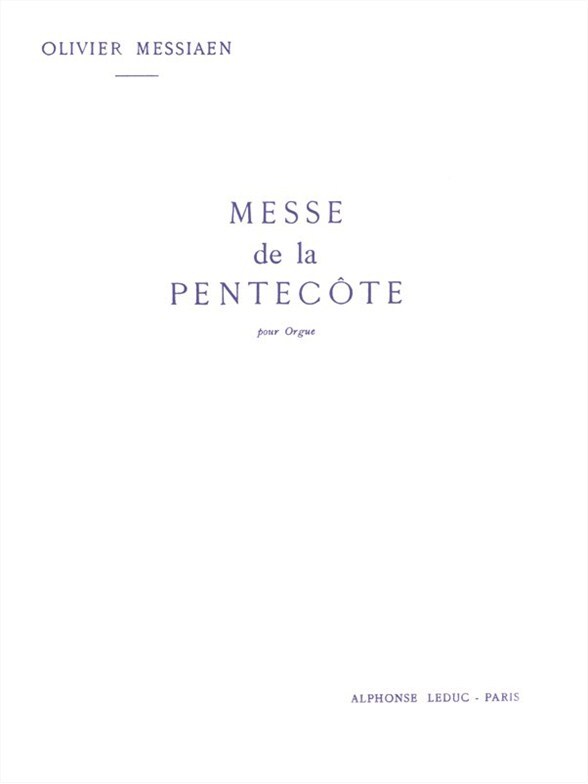Cover: 9790046209062 | Messe Pentecote | Olivier Messiaen | Buch | Alphonse Leduc