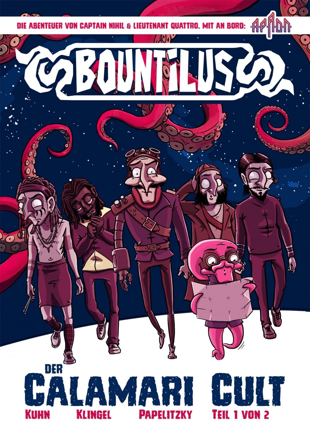Cover: 9783964300423 | Bountilus 1 | Der Calamari Cult, Bountilus 1 | Andreas/apRon Kuhn