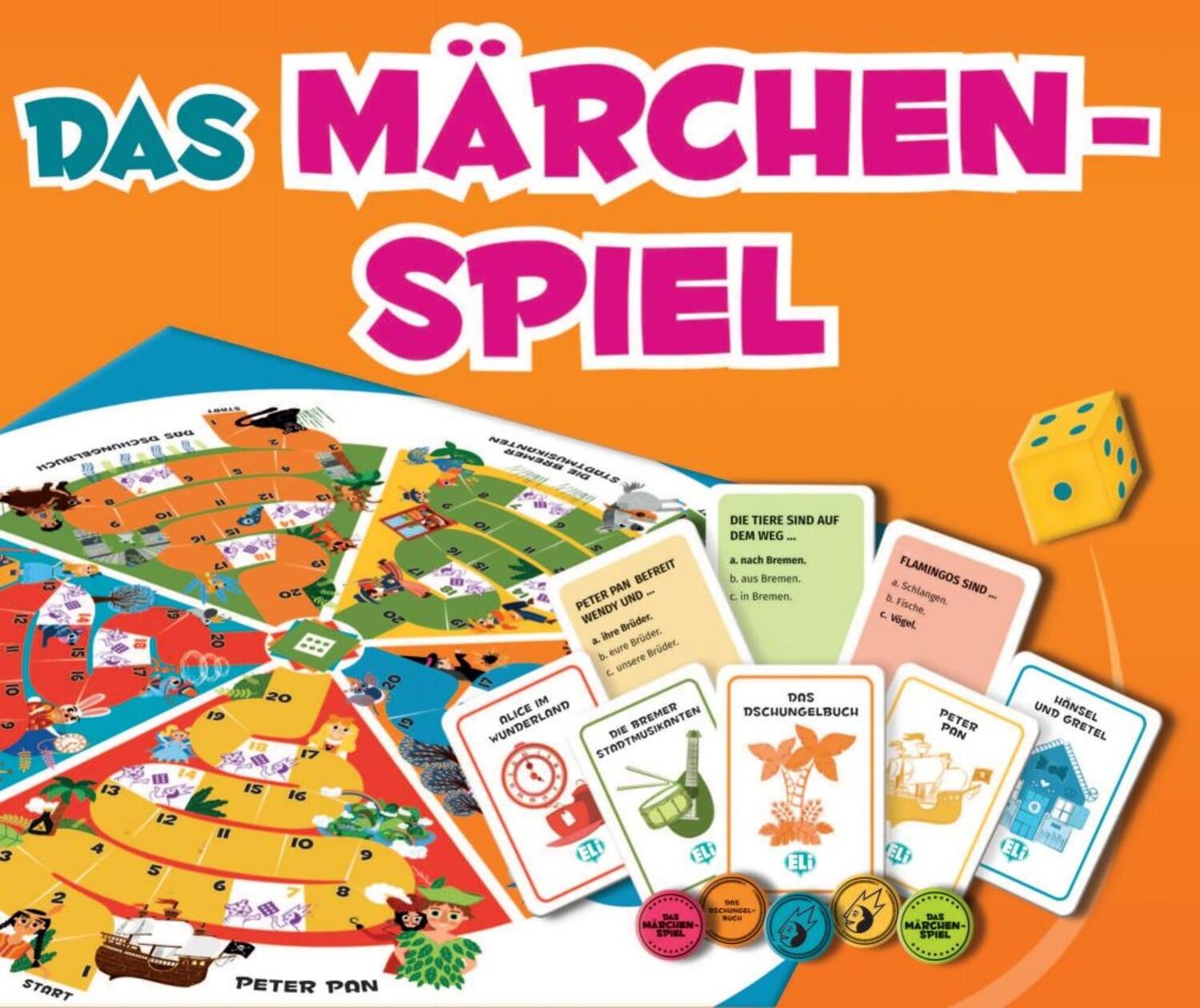 Cover: 9783125152120 | Das Märchenspiel. 132 Karten, Spielbrett, Spielfiguren und -marken,...