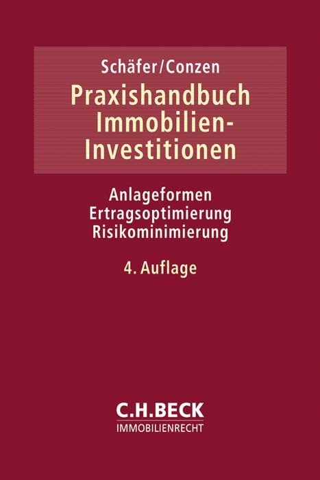 Cover: 9783406747380 | Praxishandbuch Immobilien-Investitionen | Georg Conzen (u. a.) | Buch