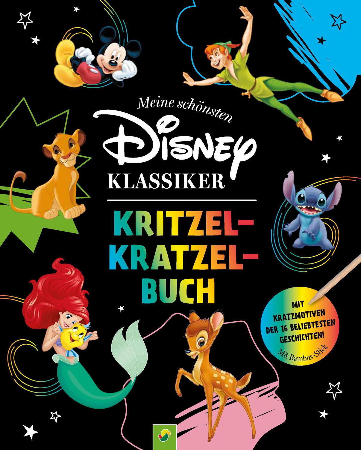Cover: 9783849943240 | Meine schönsten Disney Klassiker Kritzel-Kratzel-Buch | Verlag | Buch