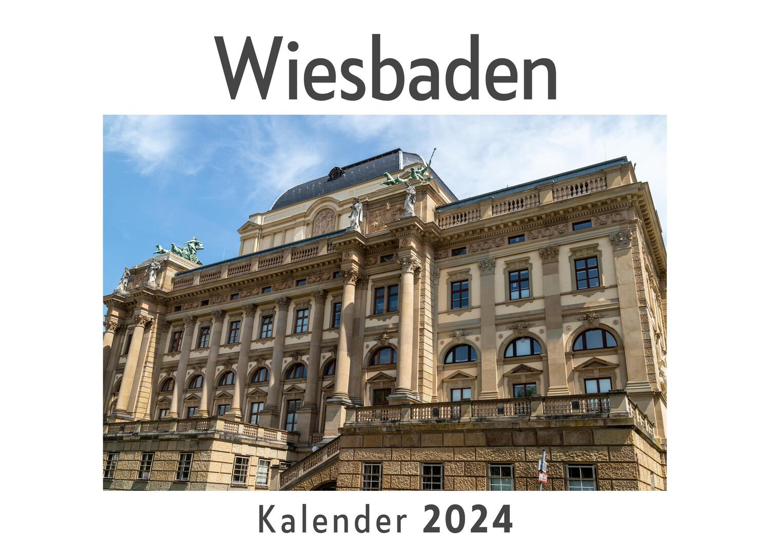 Cover: 9783750549357 | Wiesbaden (Wandkalender 2024, Kalender DIN A4 quer, Monatskalender...