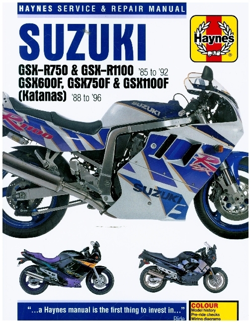 Cover: 9780857339164 | Suzuki GSX-R750 &amp; GSX-R1100, GSX600F, GSX750F &amp; GSX1100F (Katanas)...