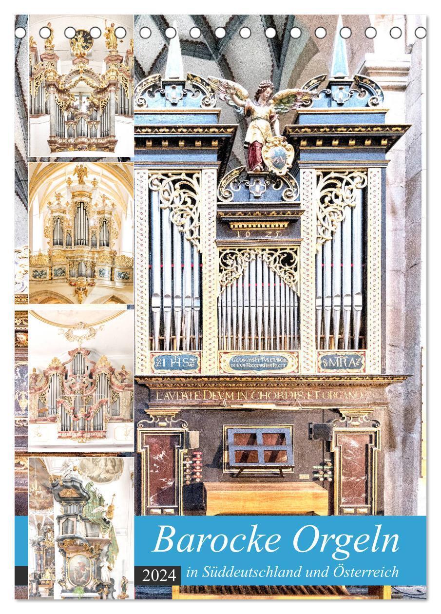 Cover: 9783675835191 | Barocke Orgeln in Su¨ddeutschland und Österreich (Tischkalender...