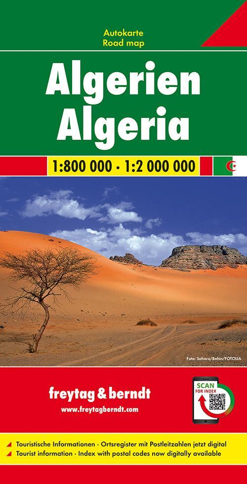 Cover: 9783707909661 | Algerien 1 : 800 000 / 1 : 2 000 000 | (Land-)Karte | Deutsch | 2019