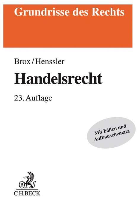 Handelsrecht - Brox, Hans