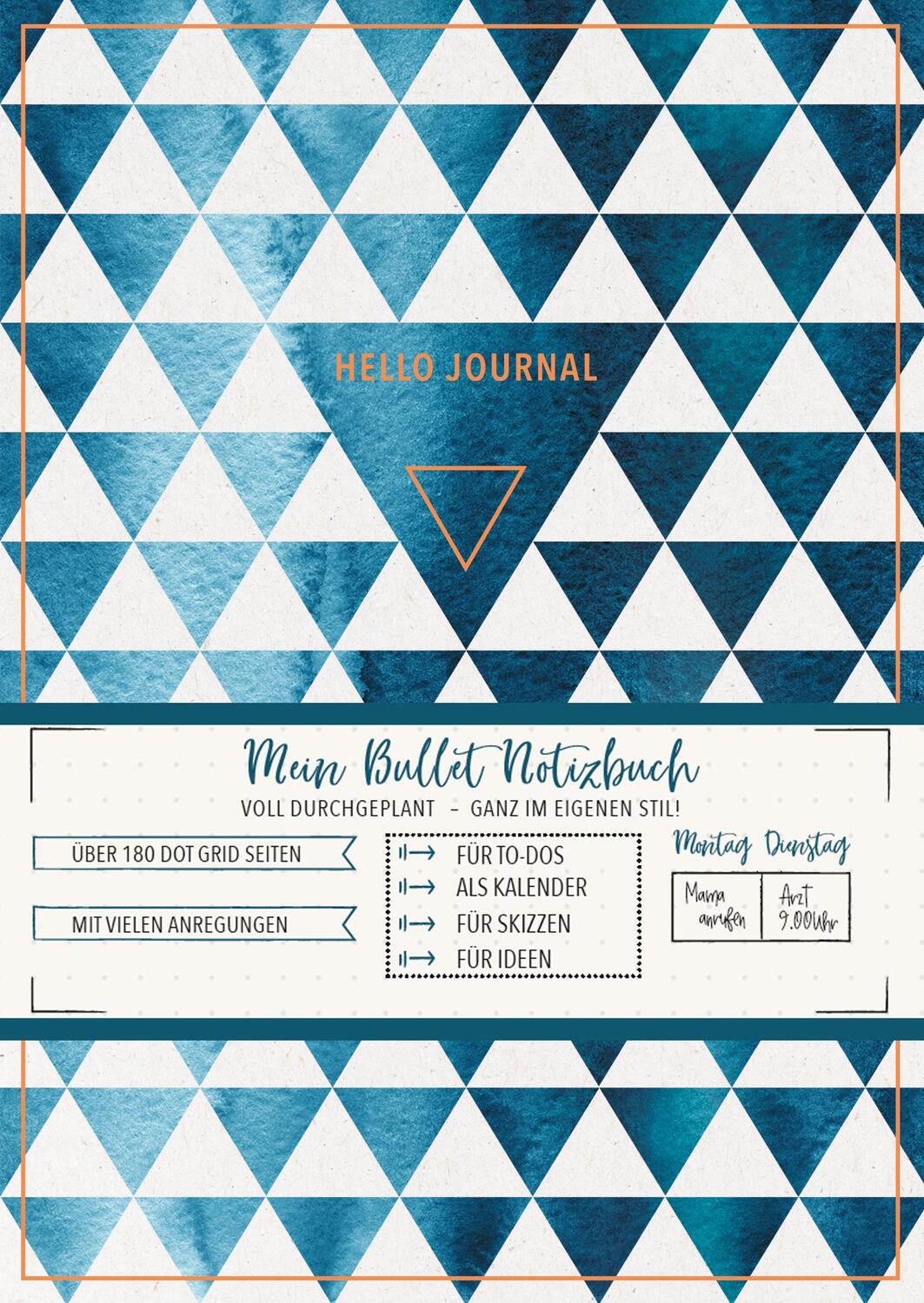 Cover: 4260188013322 | Hello Journal | Bullet Notizbuch - Geo love | Notizbuch | monbijou