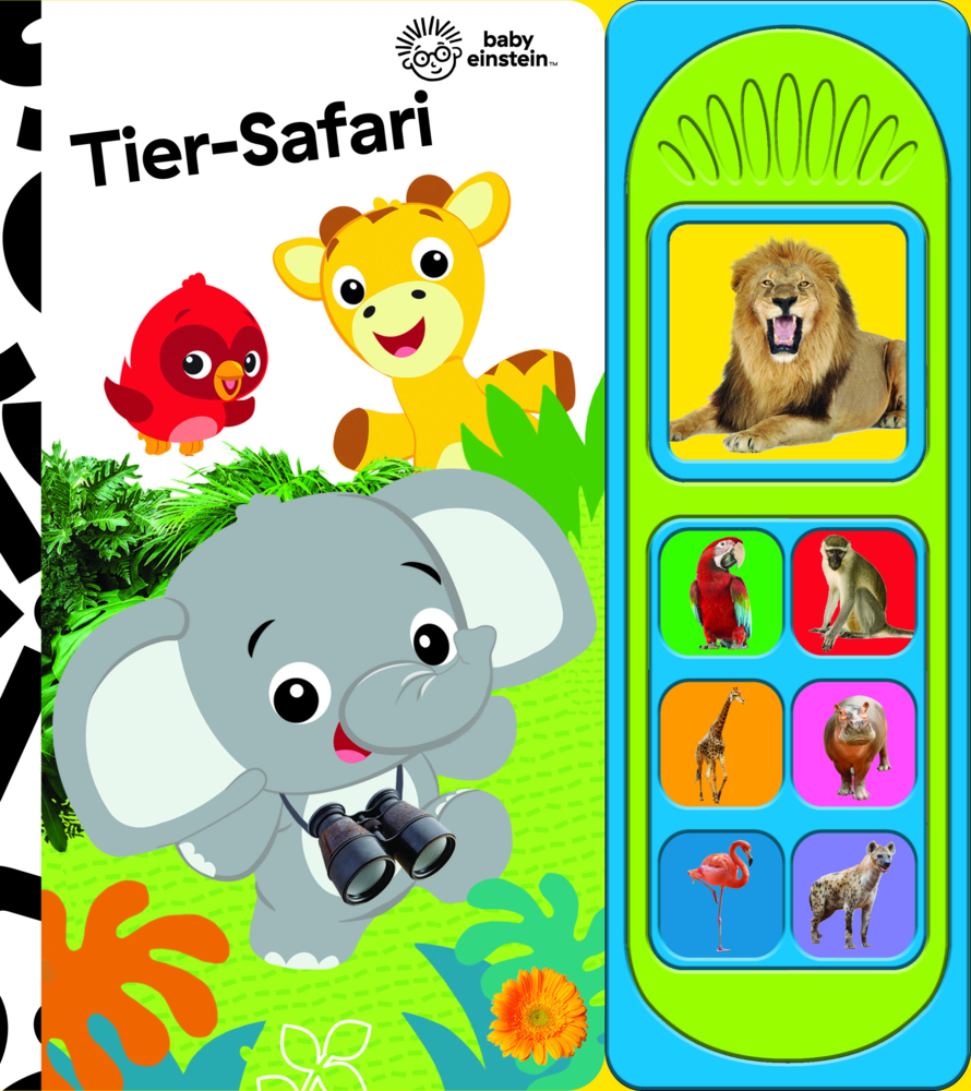 Cover: 9781503768642 | Baby Einstein - Tier-Safari - Soundbuch - Pappbilderbuch mit 7...