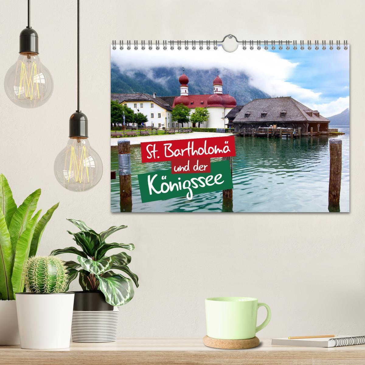 Bild: 9783435420308 | St. Bartholomä und der Königssee (Wandkalender 2025 DIN A4 quer),...