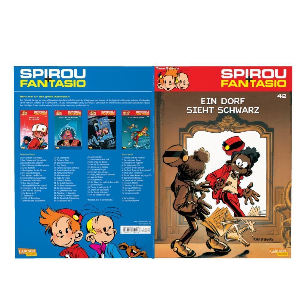 Bild: 9783551772428 | Spirou und Fantasio 42 | Ein Dorf sieht schwarz | Philippe Tome | Buch