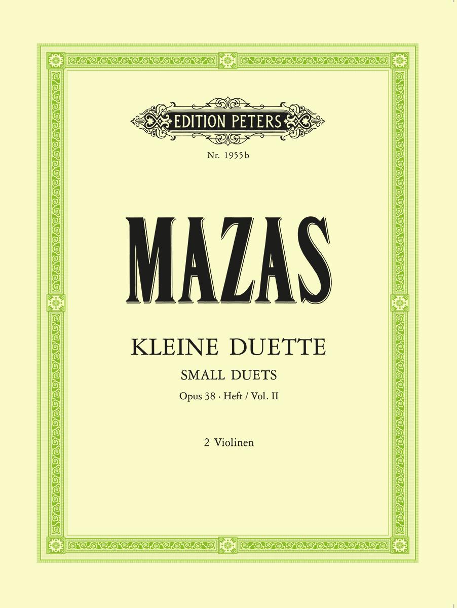 Cover: 9790014008895 | 12 Little Duets Op. 38 for 2 Violins | Nos. 7-12 (Set of Parts) | Buch