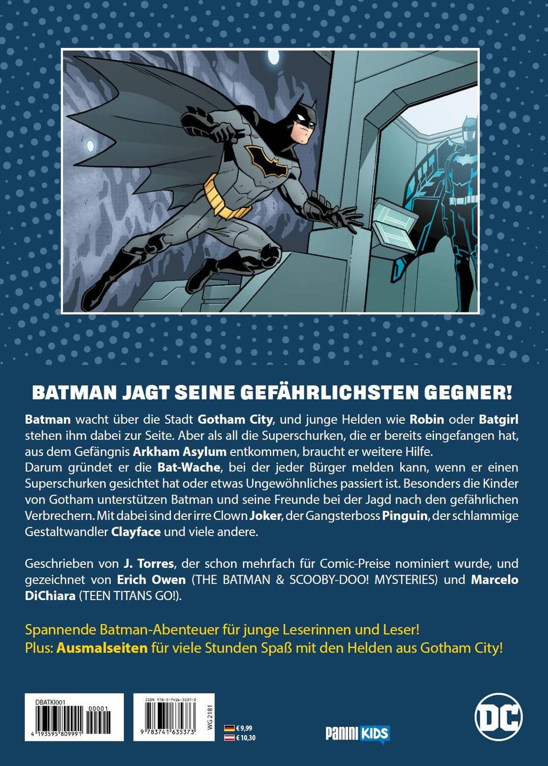 Rückseite: 9783741635373 | Batman Action | Bd. 1: Batman auf Verbrecherjagd | Torres (u. a.)