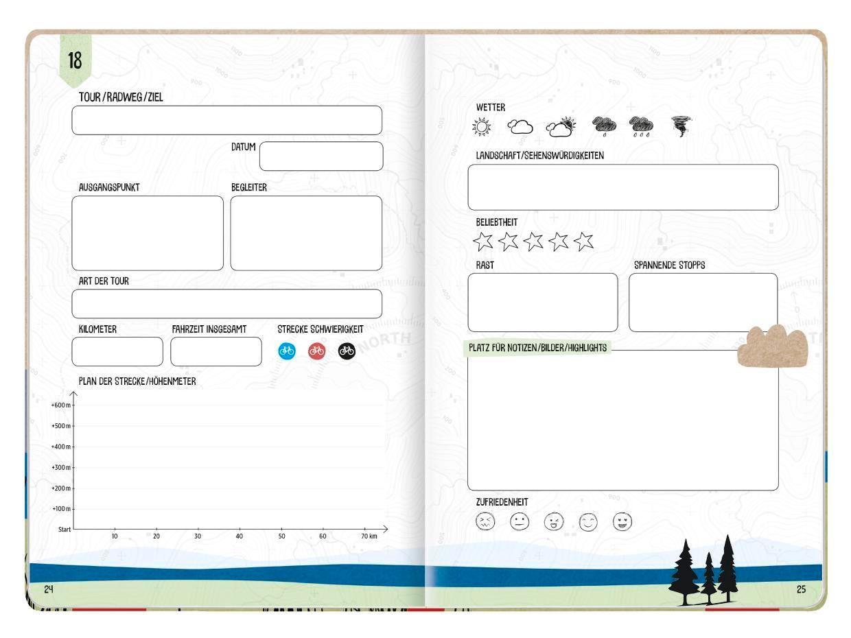 Bild: 4036442007921 | Mein Fahrradtouren-Buch | Groh Verlag | Notizbuch | 96 S. | Deutsch