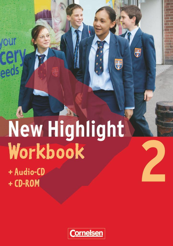 Cover: 9783060311750 | New Highlight 2. 6. Schuljahr. Workbook mit Lieder- und Text-CD und...