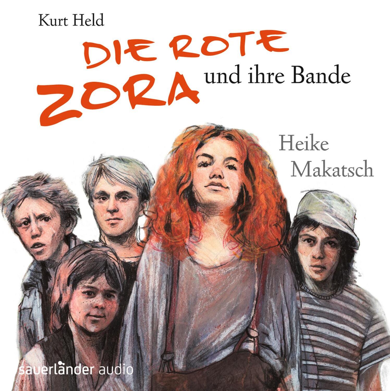 Cover: 9783839846247 | Die Rote Zora und ihre Bande | Erzählt von Heike Makatsch | Kurt Held