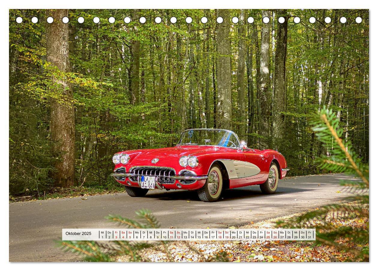 Bild: 9783383992193 | American Deam Car Corvette C1 (Tischkalender 2025 DIN A5 quer),...