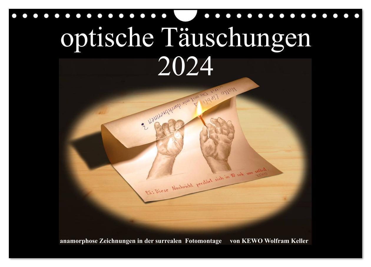 Cover: 9783675704299 | optische Täuschungen 2024 (Wandkalender 2024 DIN A4 quer), CALVENDO...