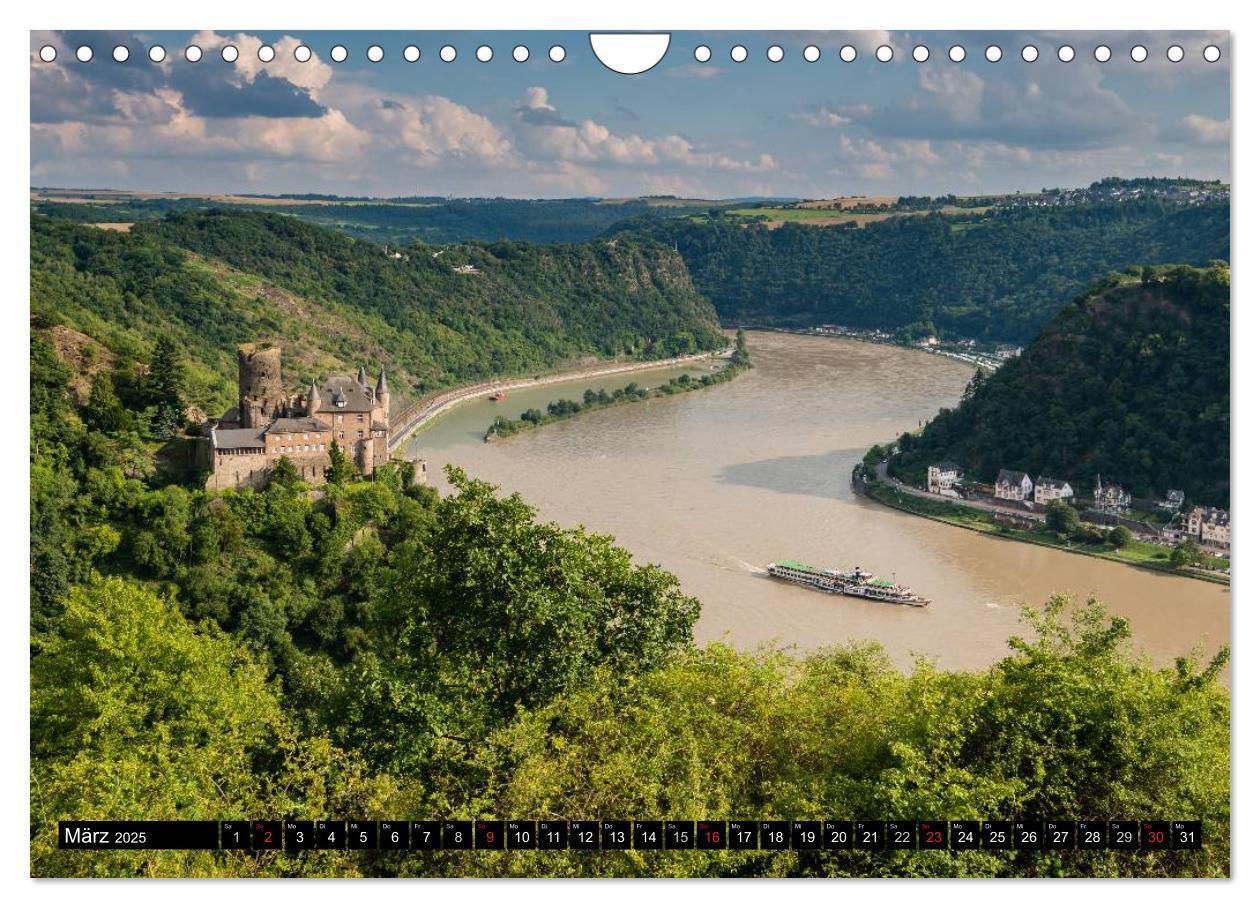 Bild: 9783435533428 | Burgen und Festungen am Mittelrhein (Wandkalender 2025 DIN A4...