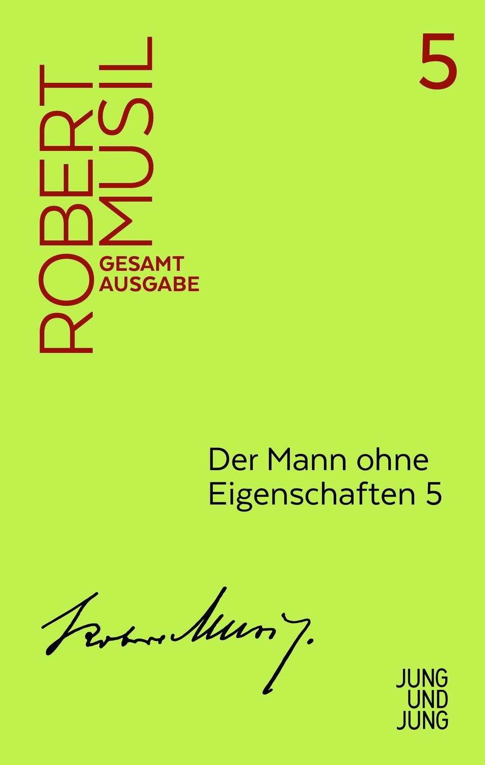 Cover: 9783990272053 | Der Mann ohne Eigenschaften 5 | Robert Musil | Buch | Deutsch | 2018