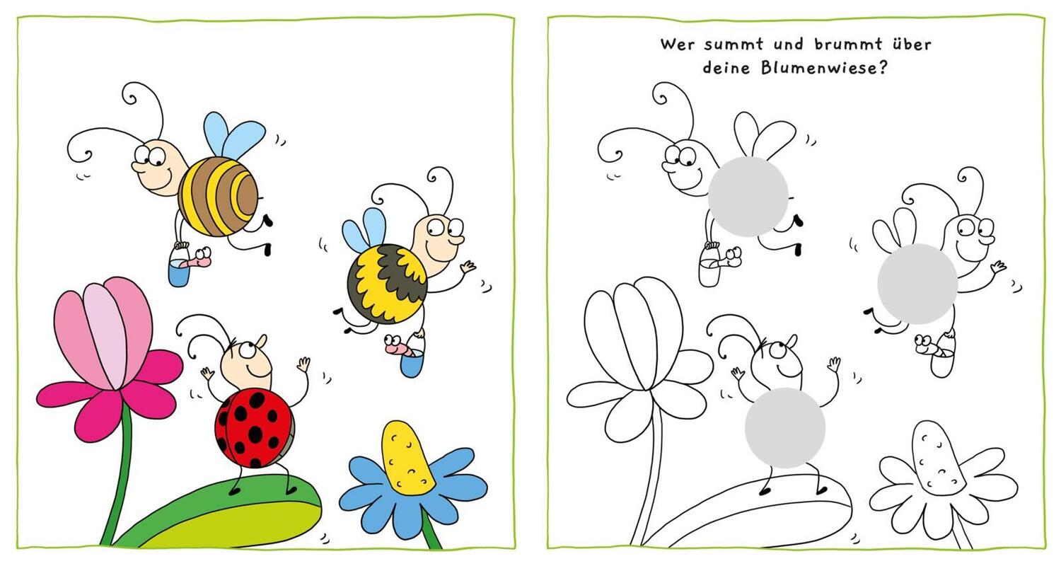 Bild: 9783551189738 | Spiel+Spaß für KiTa-Kinder: Mein buntes Sticker-Malbuch | Anna Himmel