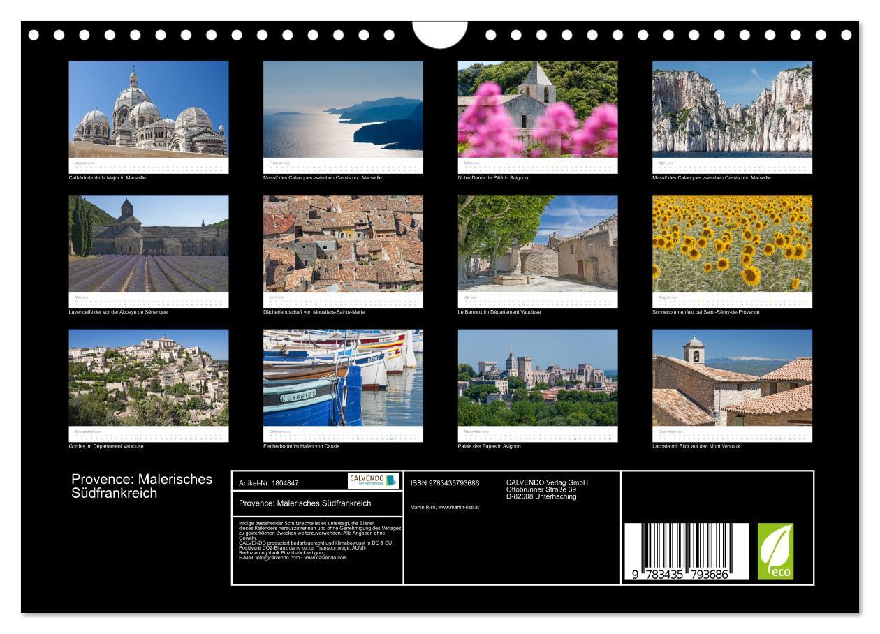 Bild: 9783435793686 | Provence: Malerisches Südfrankreich (Wandkalender 2025 DIN A4...