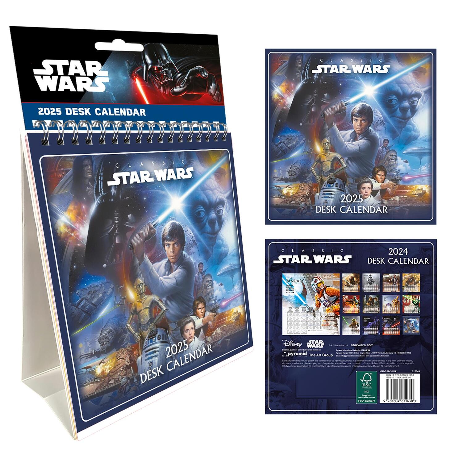 Cover: 9781804231821 | Star Wars Classics 2025 Tischkalender 16 x 17cm | Kalender | 28 S.