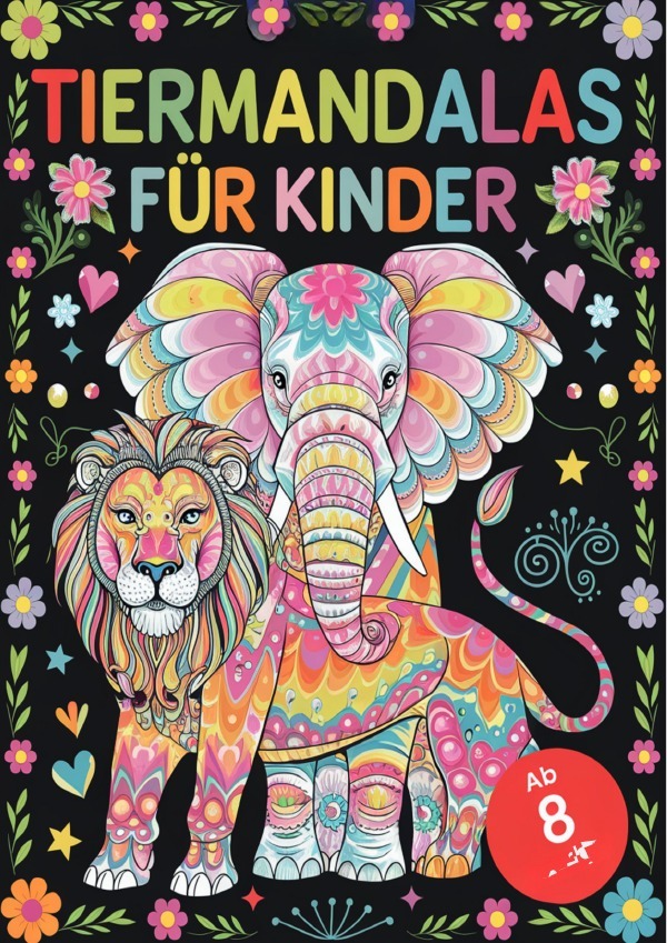 Cover: 9783818753955 | Tiermandalas für Kinder ab 8: Das große Mandala Malbuch mit 100...