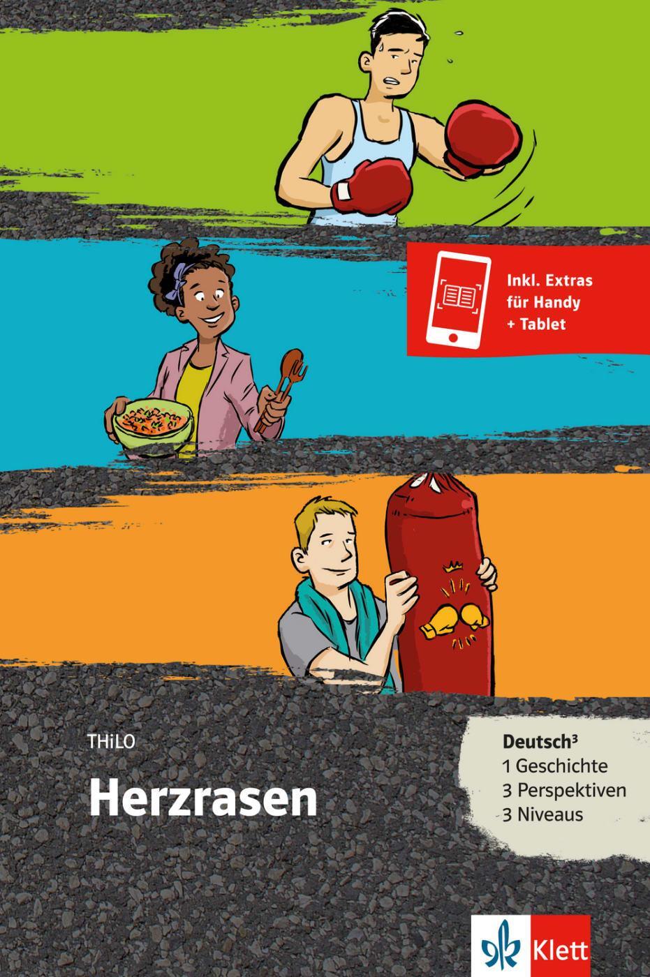 Cover: 9783126880787 | Herzrasen. Buch + Online-Angebot | Deutsch als Fremd- und Zweitsprache