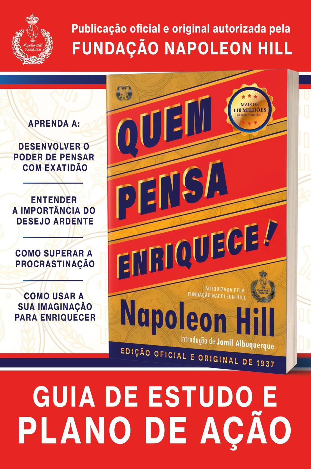Cover: 9786550471613 | Quem pensa enriquece! | Napoleon Hill | Taschenbuch | Paperback | 2022