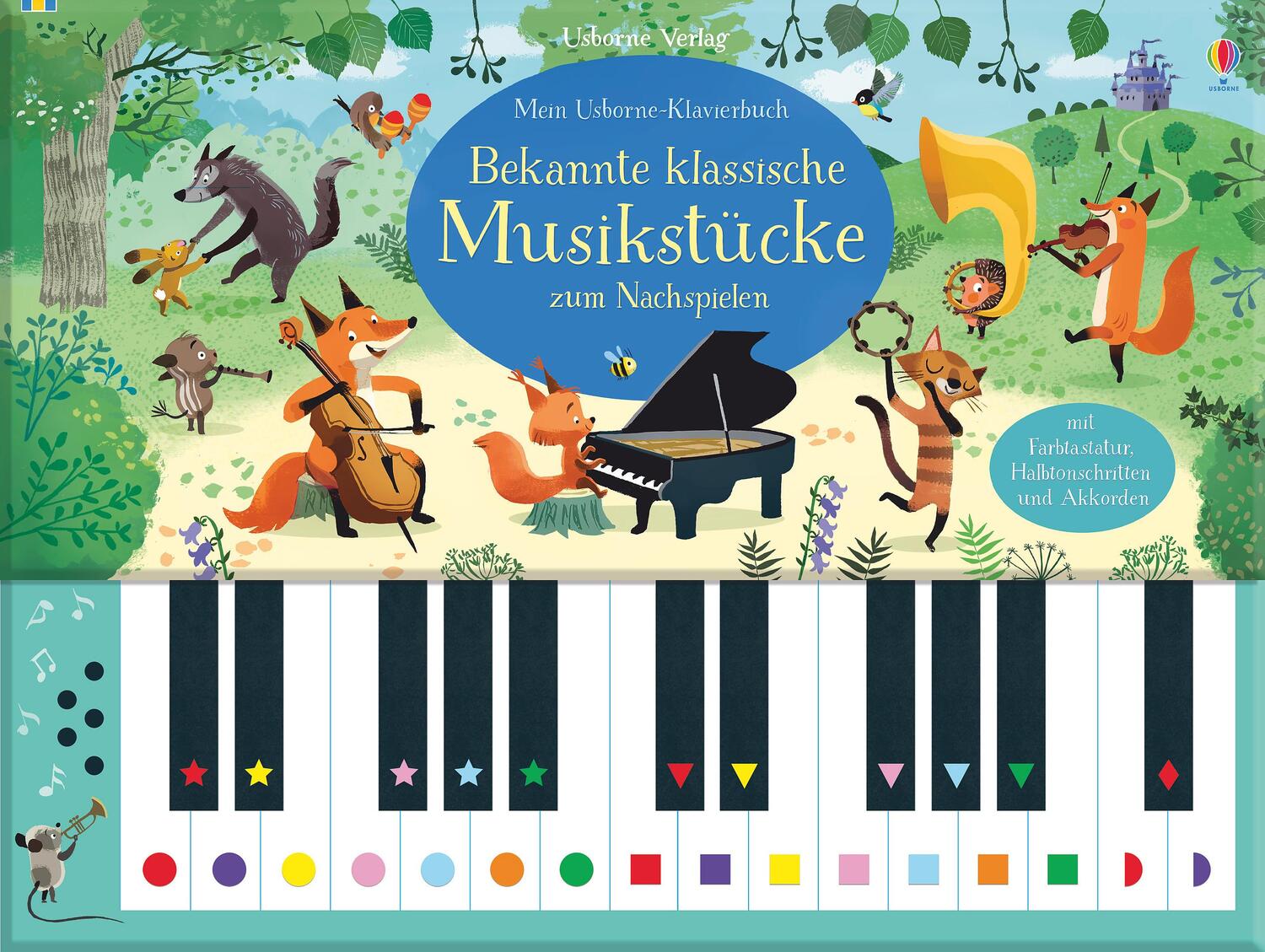 Cover: 9781789411652 | Mein Usborne-Klavierbuch: Bekannte klassische Musikstücke zum...