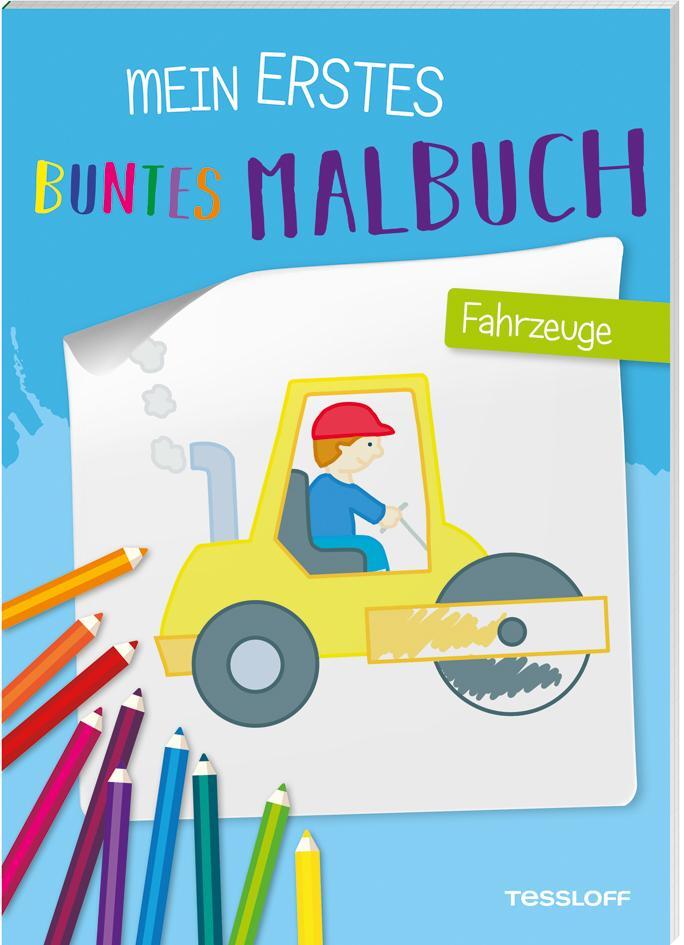 Cover: 9783788644789 | Mein erstes buntes Malbuch. Fahrzeuge | Taschenbuch | 64 S. | Deutsch