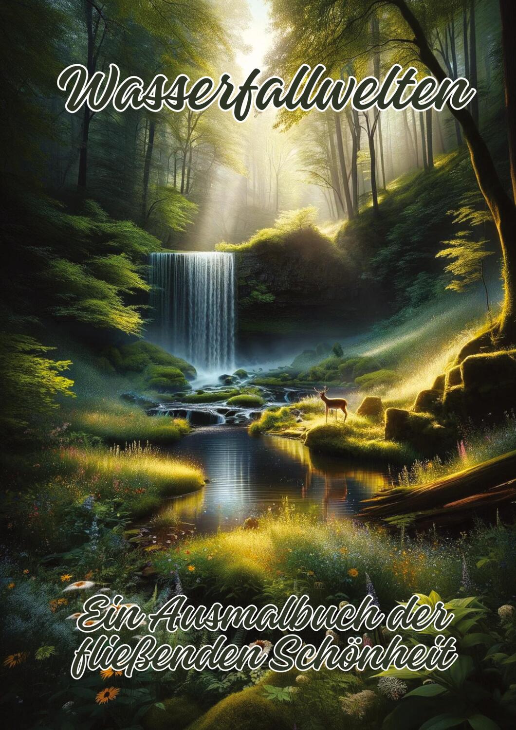 Cover: 9783384170484 | Wasserfallwelten | Ein Ausmalbuch der fließenden Schönheit | Artjoy