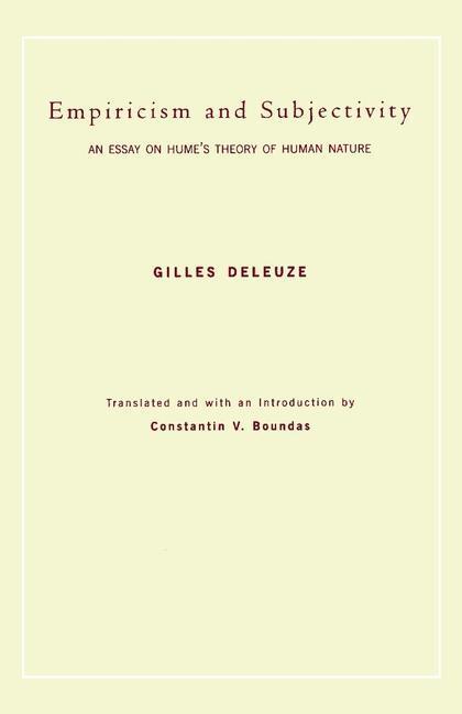 Cover: 9780231068130 | Empiricism and Subjectivity | Gilles Deleuze | Taschenbuch | Englisch