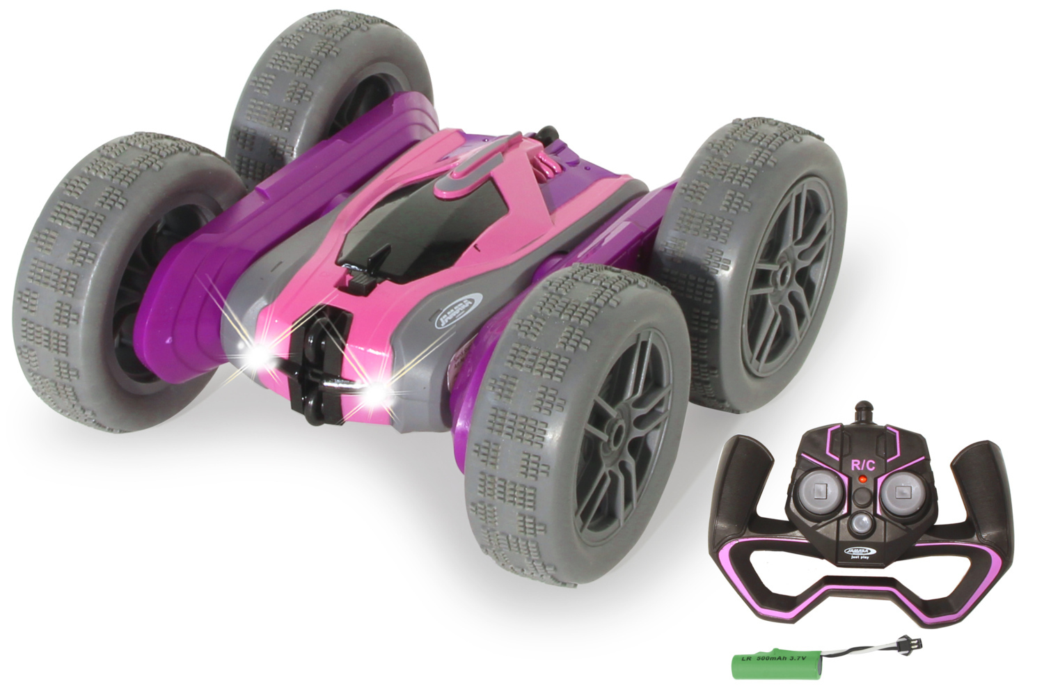 Bild: 4042774463229 | Jamara SpinX Stuntcar lila-rosa 2,4GHz | Stück | in Windowbox | 410175