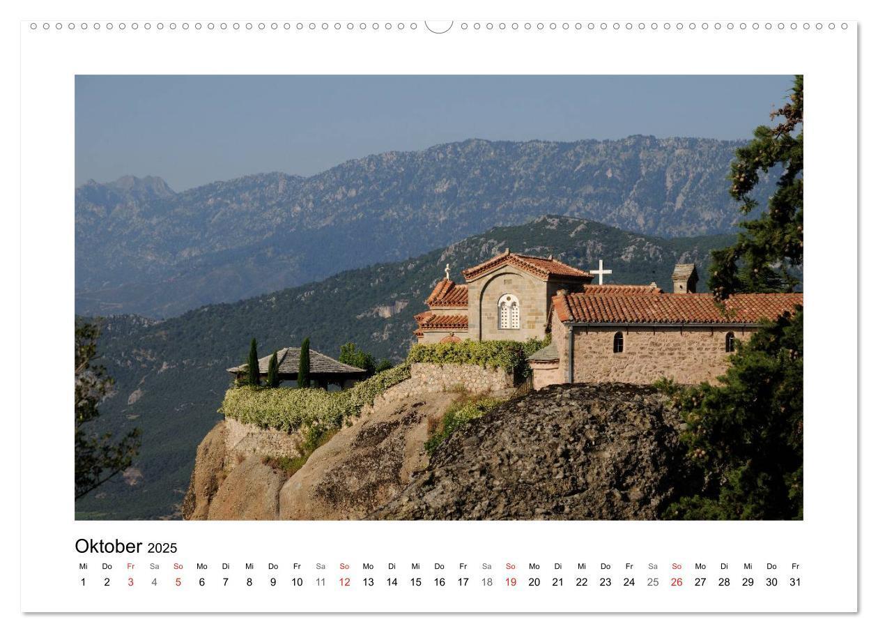 Bild: 9783435635238 | Nordgriechenland ¿ Pilion, Meteora, Sithonia (Wandkalender 2025 DIN...